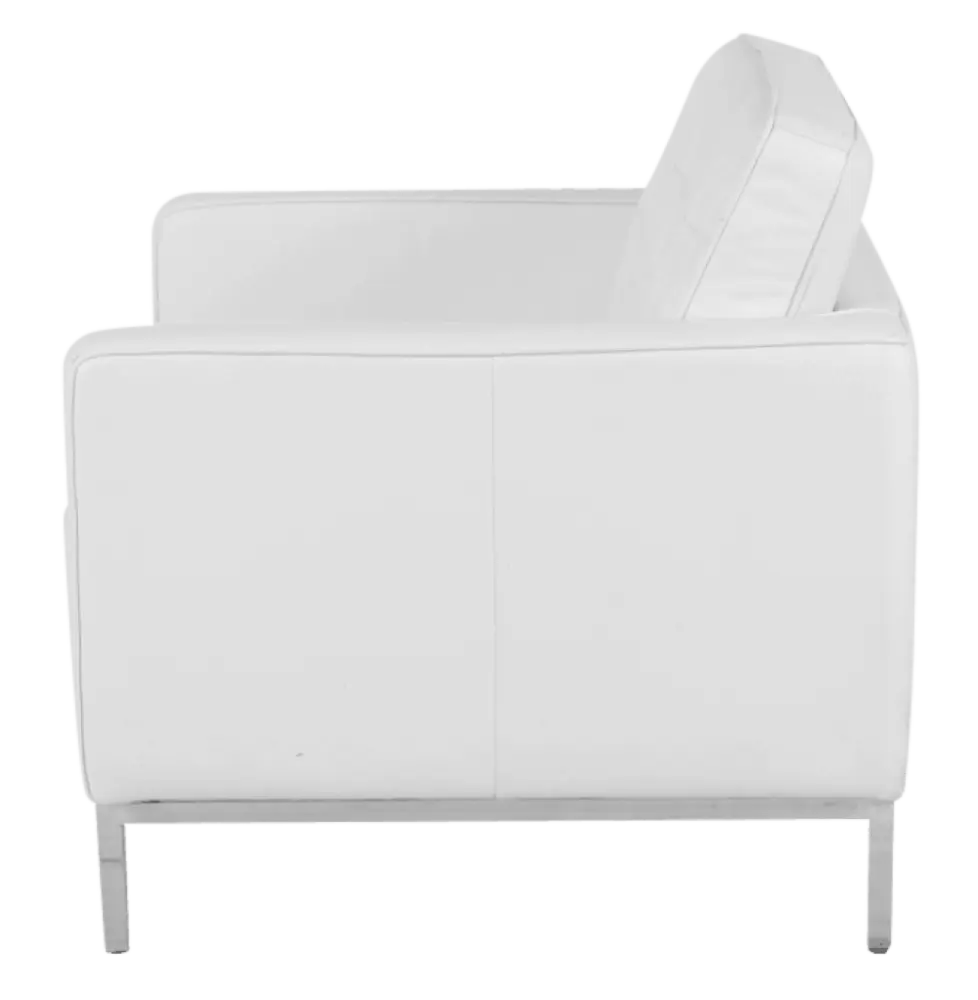 Italo Chair Wit Leer