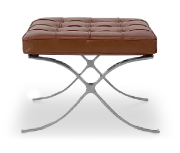 Paviljoen Ottoman Luxe Cognac / Bruin Volleer