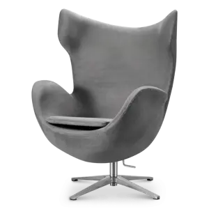 Flag Chair Zilver Grijs Velvet