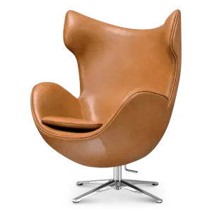 Flag Chair Cognac / Bruin Leer