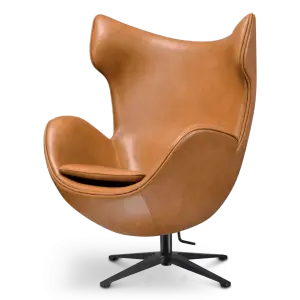 Flag Chair Cognac / Bruin Leer