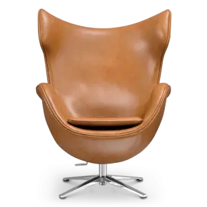 Flag Chair Cognac / Bruin Leer