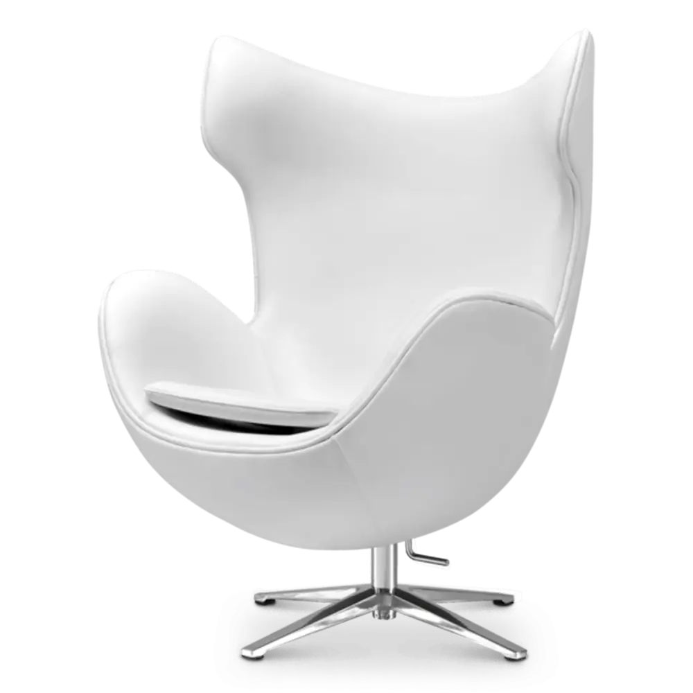 Flag Chair Wit Leer