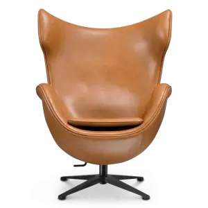 Flag Chair Cognac / Bruin Leer