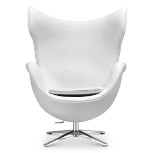 Flag Chair Wit Leer