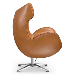 Flag Chair Cognac / Bruin Leer