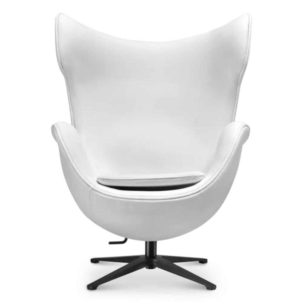 Flag Chair Wit Leer