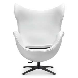 Flag Chair Wit Leer