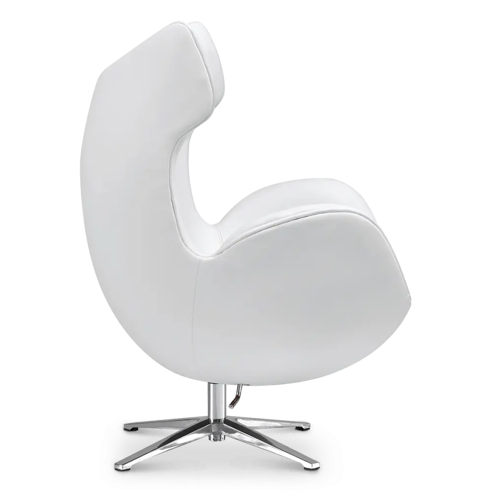Flag Chair Wit Leer