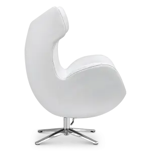 Flag Chair Wit Leer