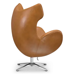 Flag Chair Cognac / Bruin Leer