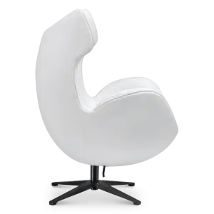 Flag Chair Wit Leer