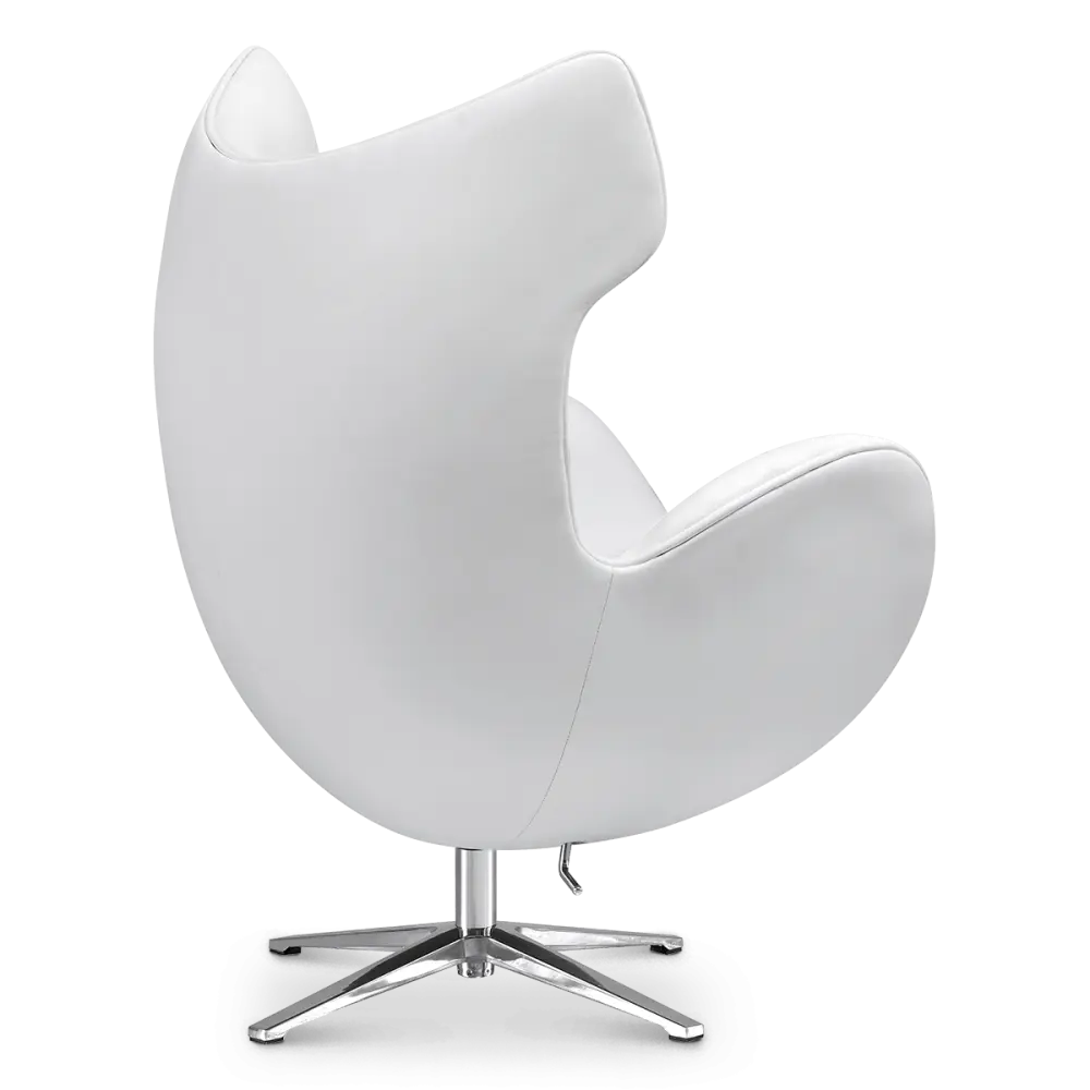 Flag Chair Wit Leer