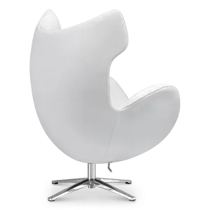 Flag Chair Wit Leer