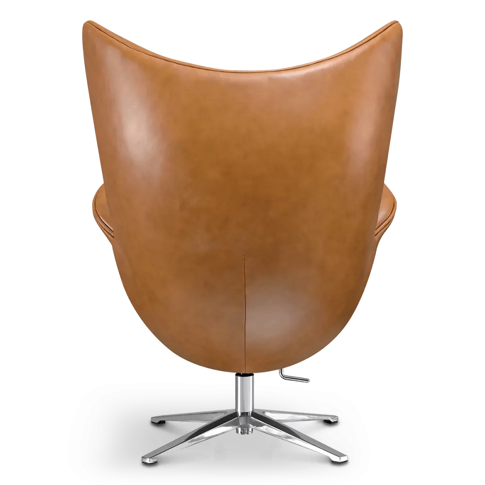 Flag Chair Cognac / Bruin Leer