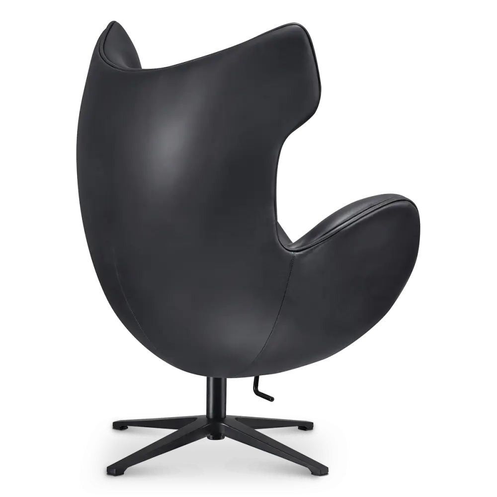 Flag Chair Zwart Leer