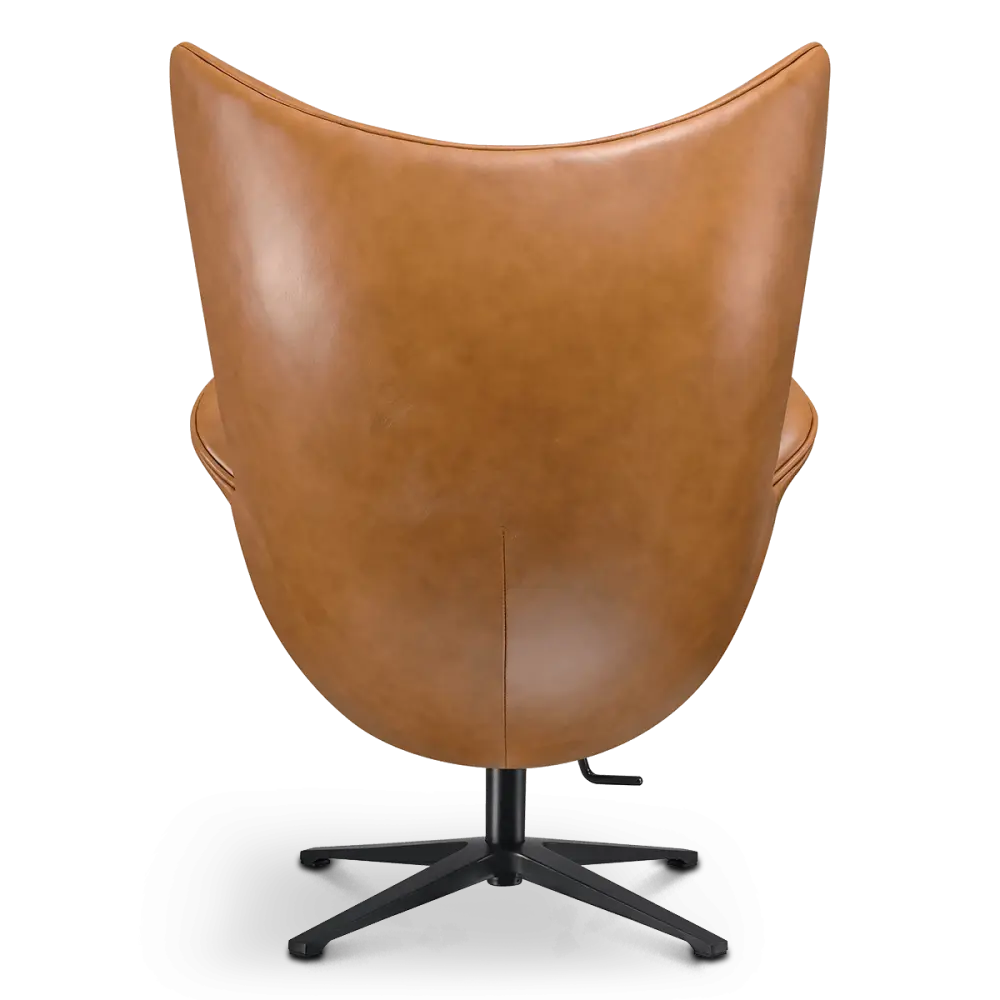Flag Chair Cognac / Bruin Leer