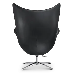 Flag Chair Zwart Leer
