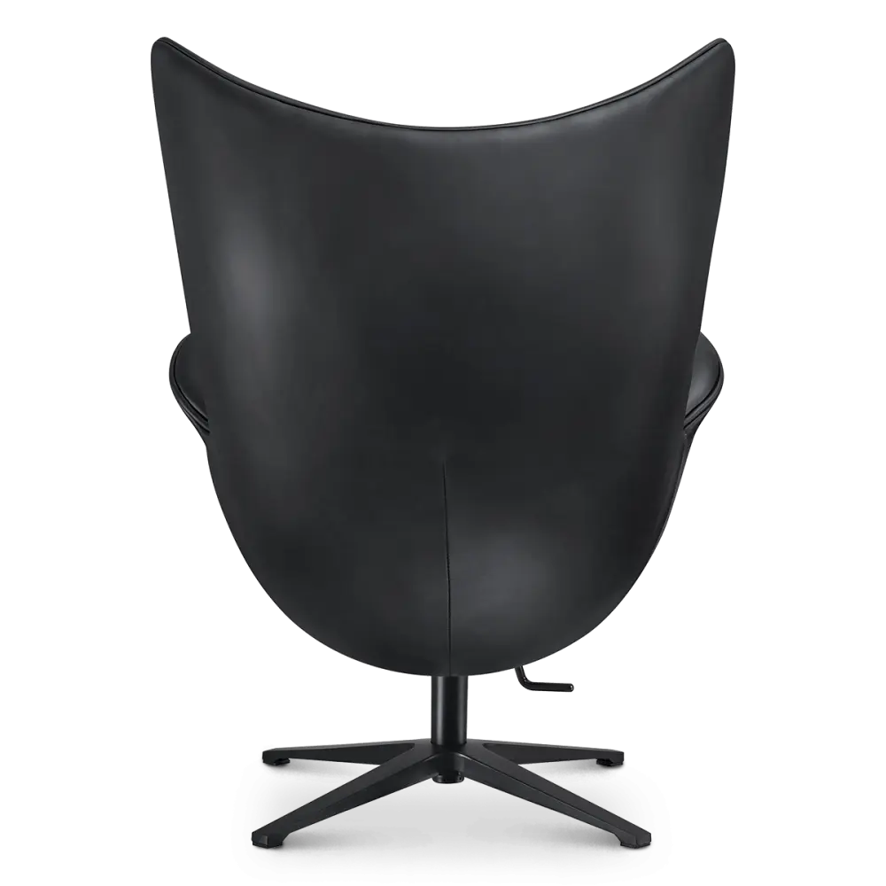 Flag Chair Zwart Leer