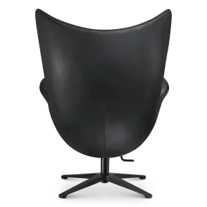 Flag Chair Zwart Leer