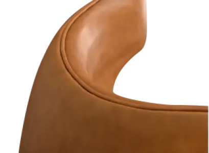 Flag Chair Cognac / Bruin Leer