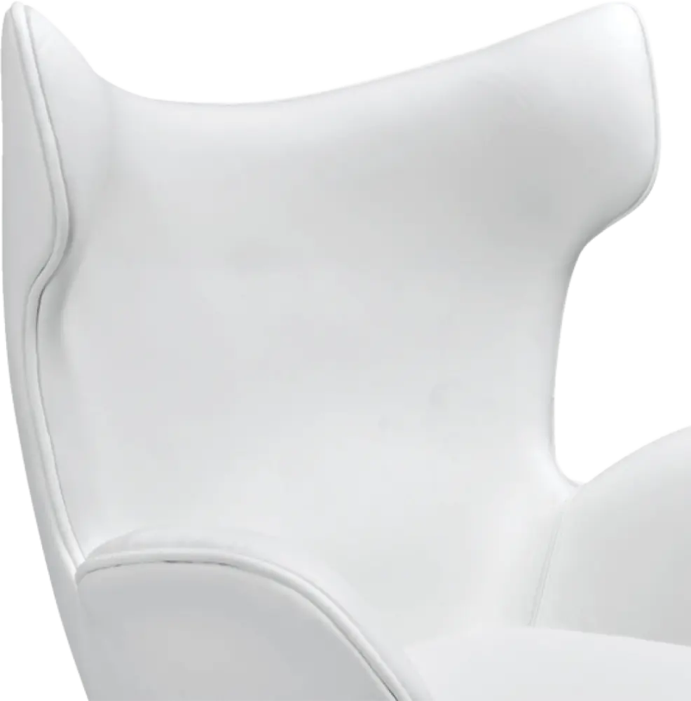 Flag Chair Wit Leer