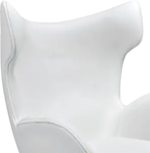 Flag Chair Wit Leer