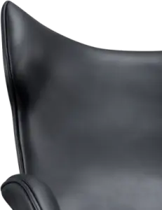 Flag Chair Zwart Leer