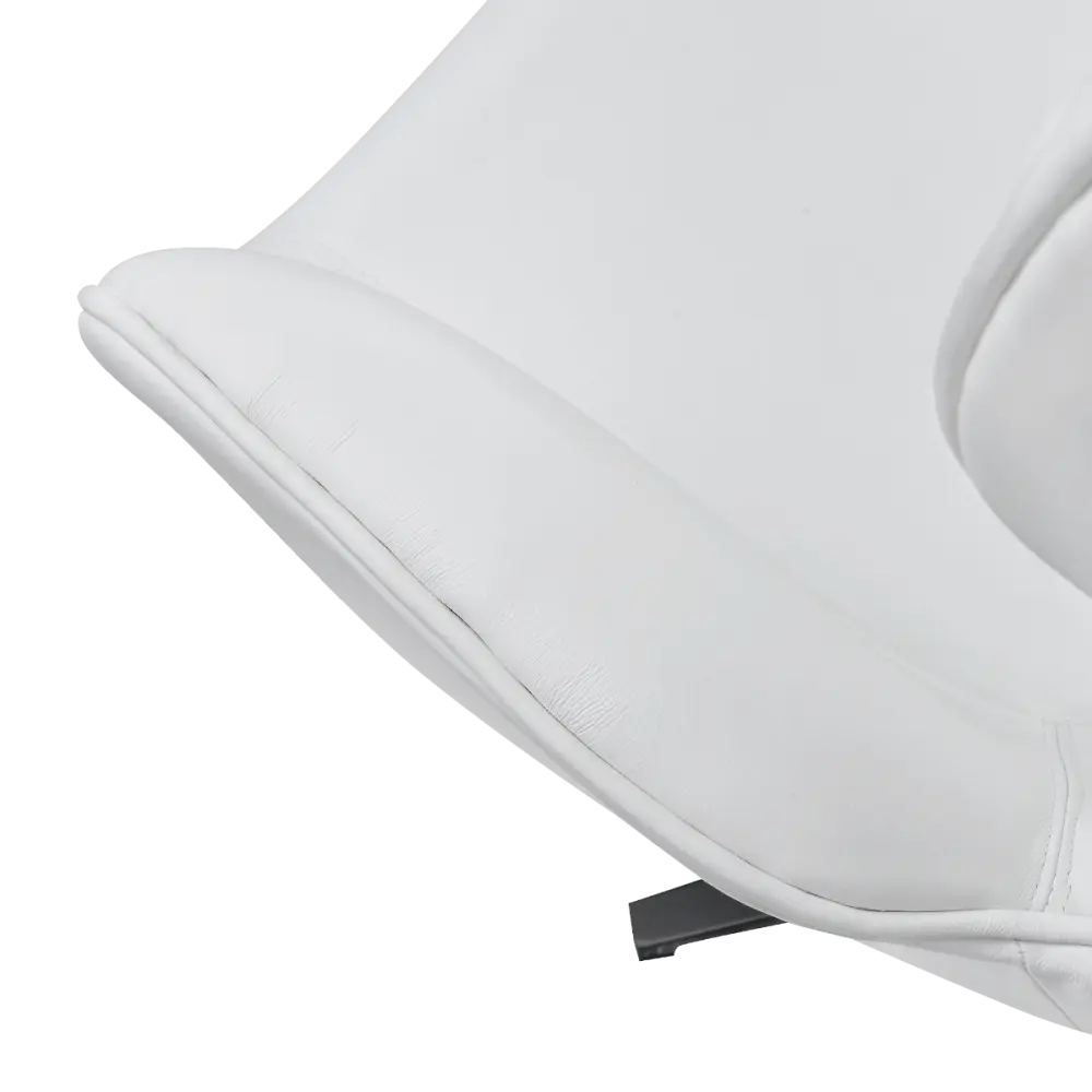 Flag Chair Wit Leer
