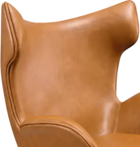 Flag Chair Cognac / Bruin Leer
