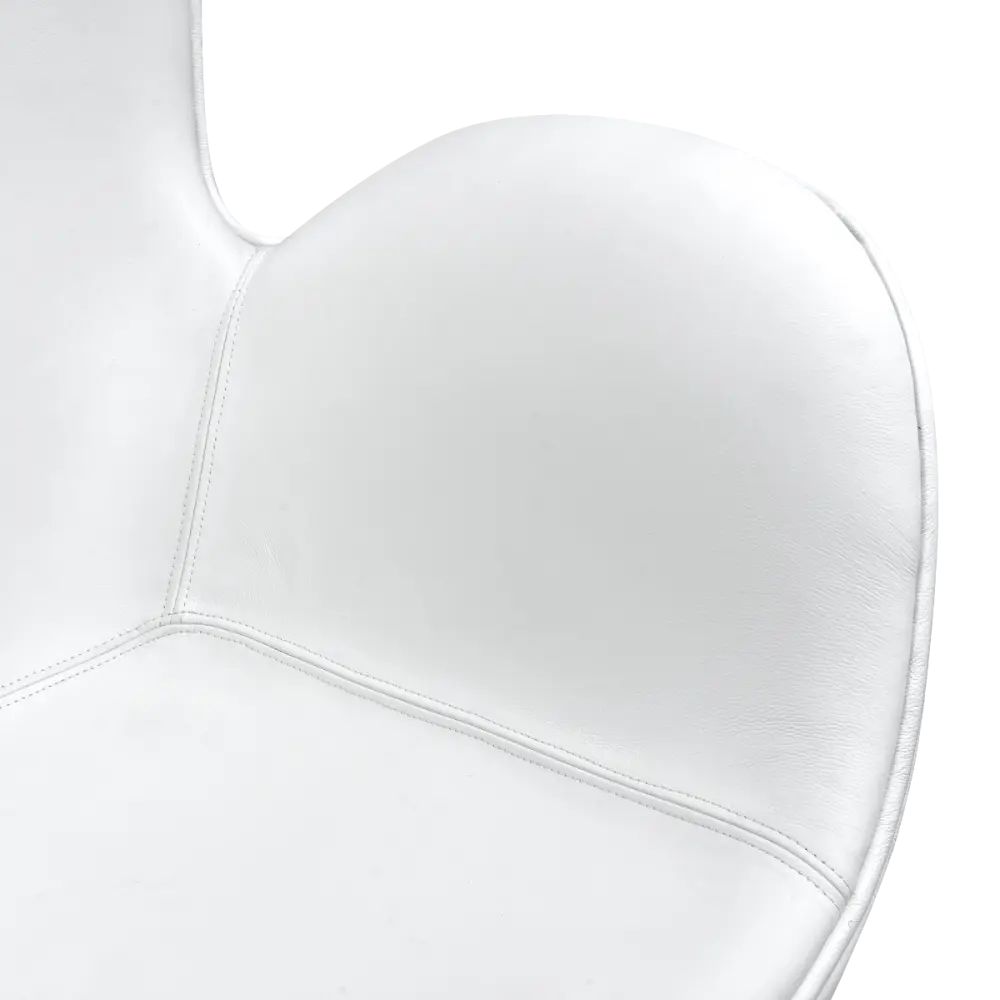 Flag Chair Wit Leer