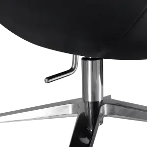 Flag Chair Zwart Leer