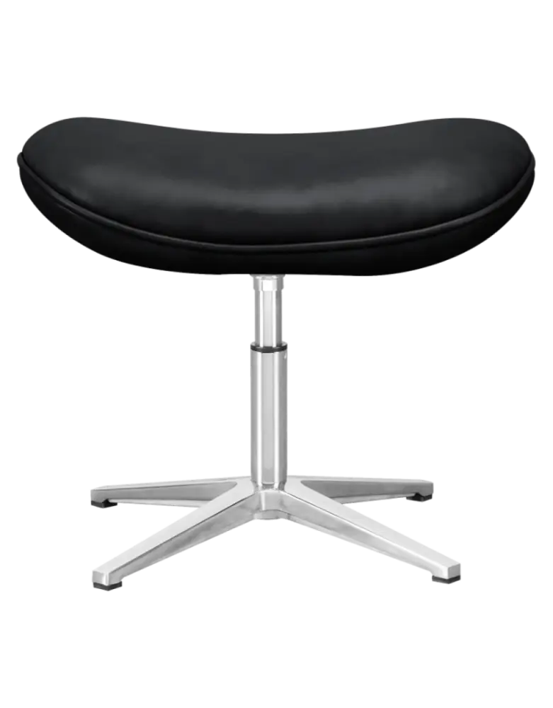 Flag Chair Zwart Leer