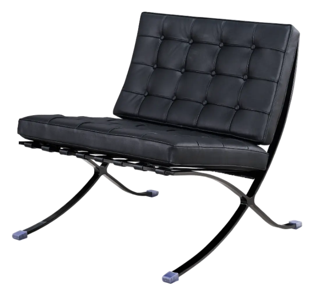 Barcelona Chair Luxe Full Black