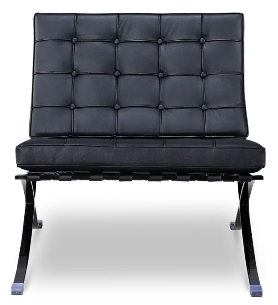 Barcelona Chair Luxe Full Black