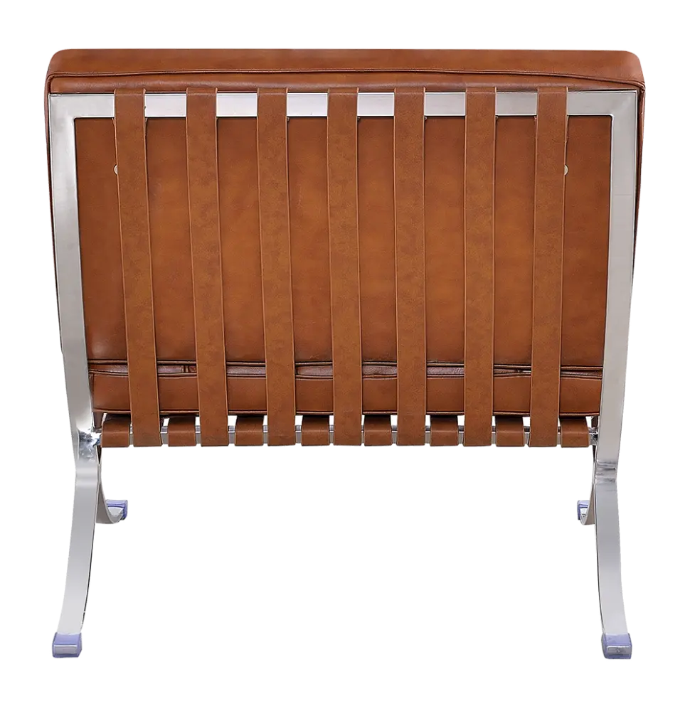 Barcelona Chair Luxe Volleer Cognac/Bruin