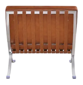 Barcelona Chair Luxe Volleer Cognac/Bruin