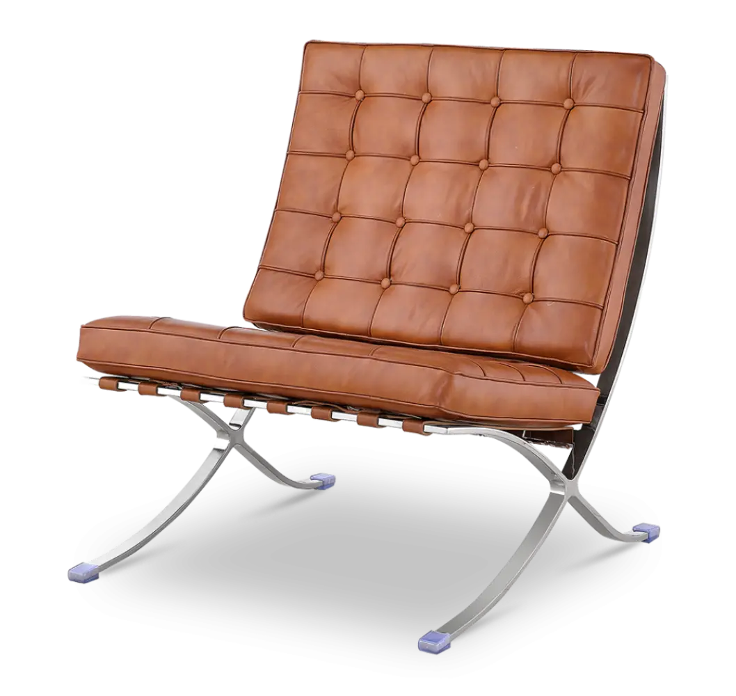 Paviljoen Chair XL Cognac/Bruin Leer