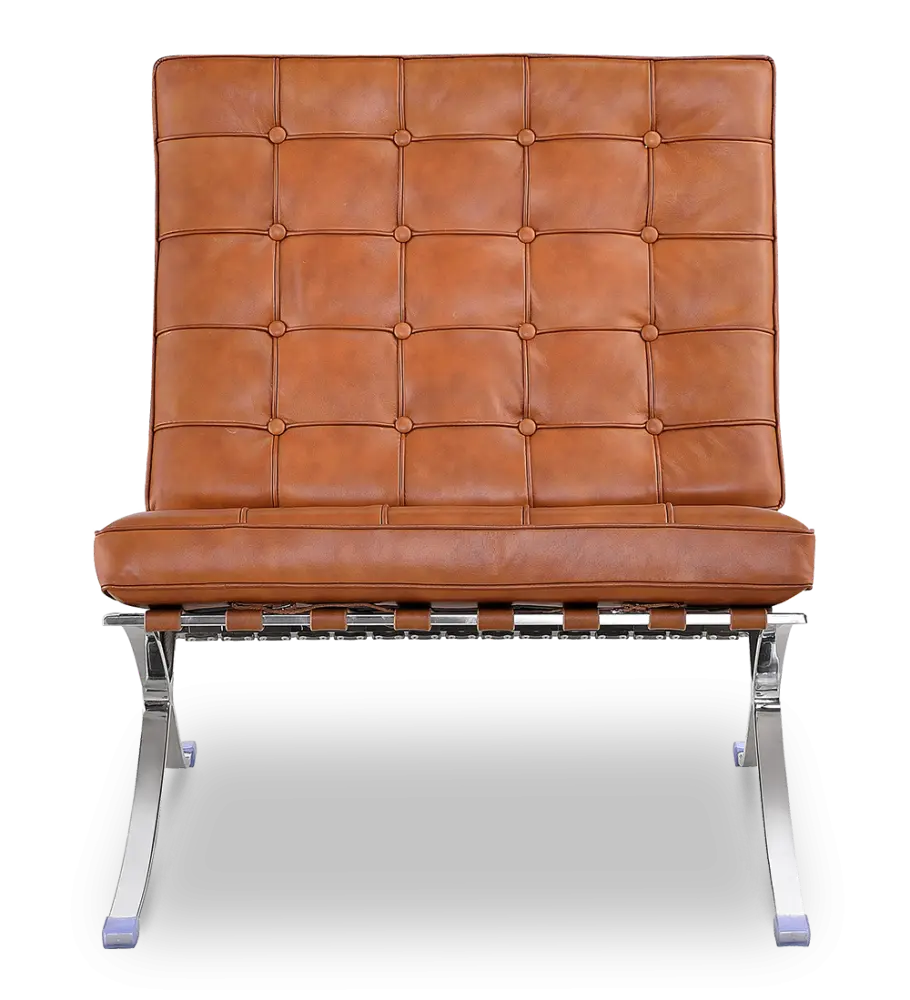 Paviljoen Chair XL Cognac/Bruin Leer
