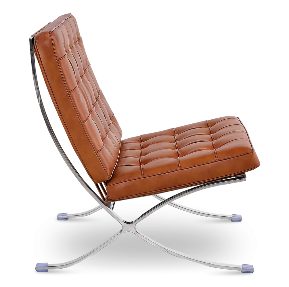 Paviljoen Chair XL Cognac/Bruin Leer