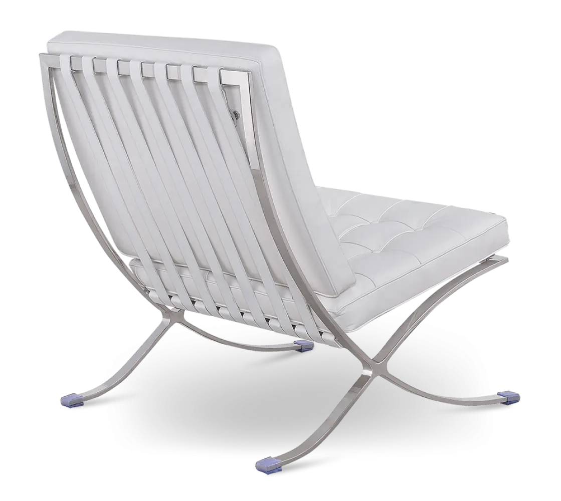 Paviljoen Chair XL Wit Leer