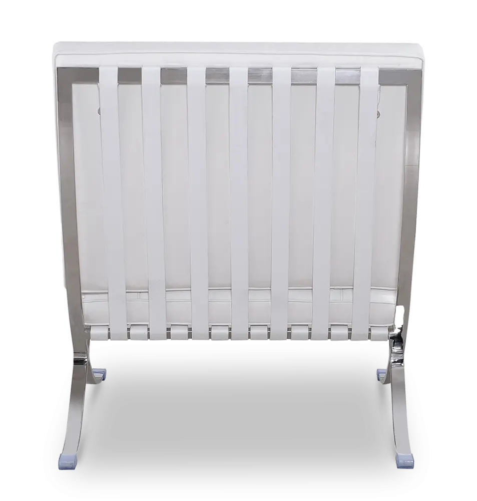 Paviljoen Chair XL Wit Leer