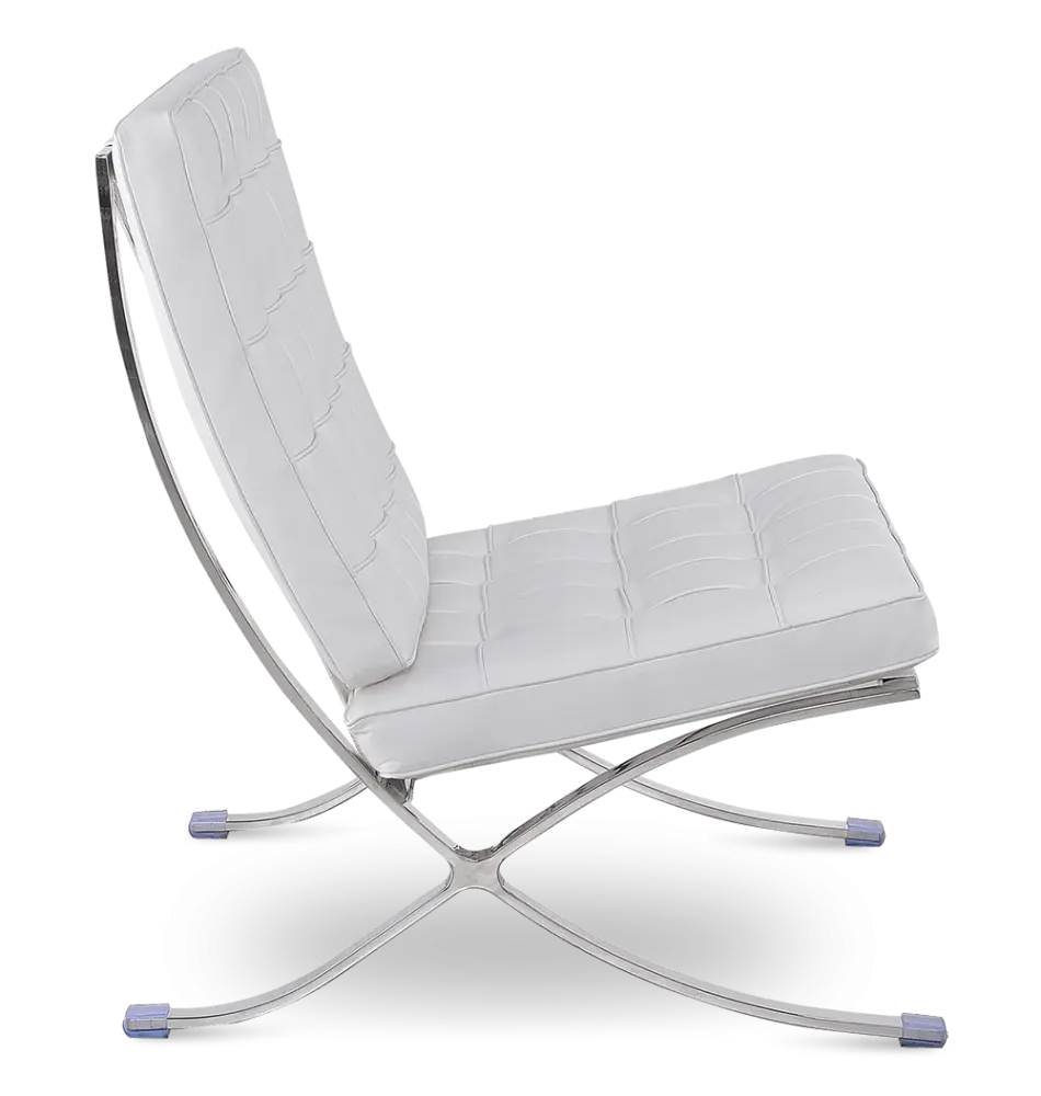 Paviljoen Chair XL Wit Leer