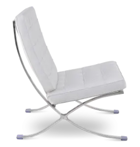 Paviljoen Chair XL Wit Leer