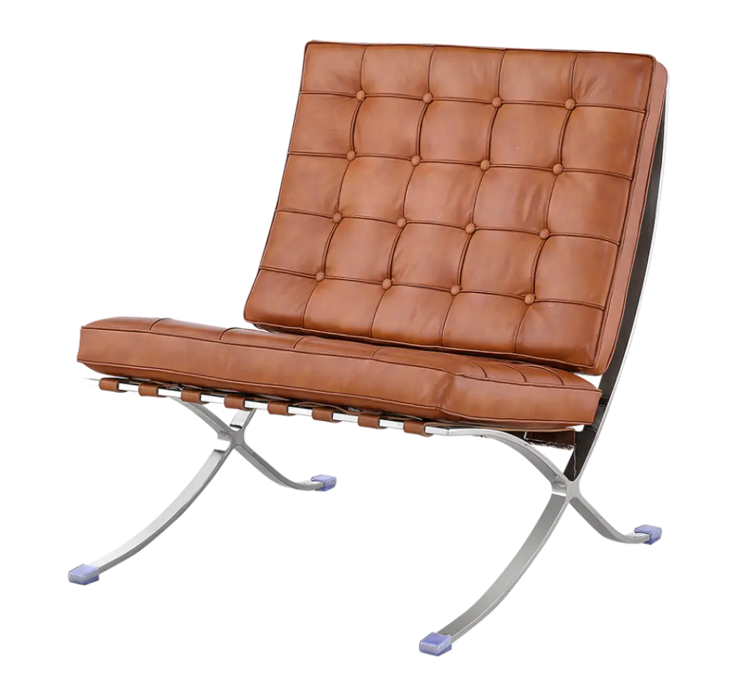 Barcelona Chair XL Cognac/Bruin Leer