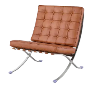 Barcelona Chair XL Cognac/Bruin Leer