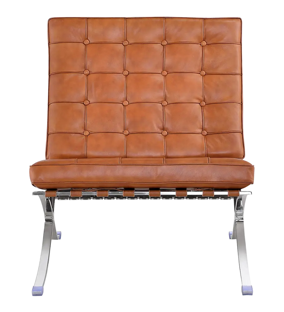 Barcelona Chair XL Cognac/Bruin Leer