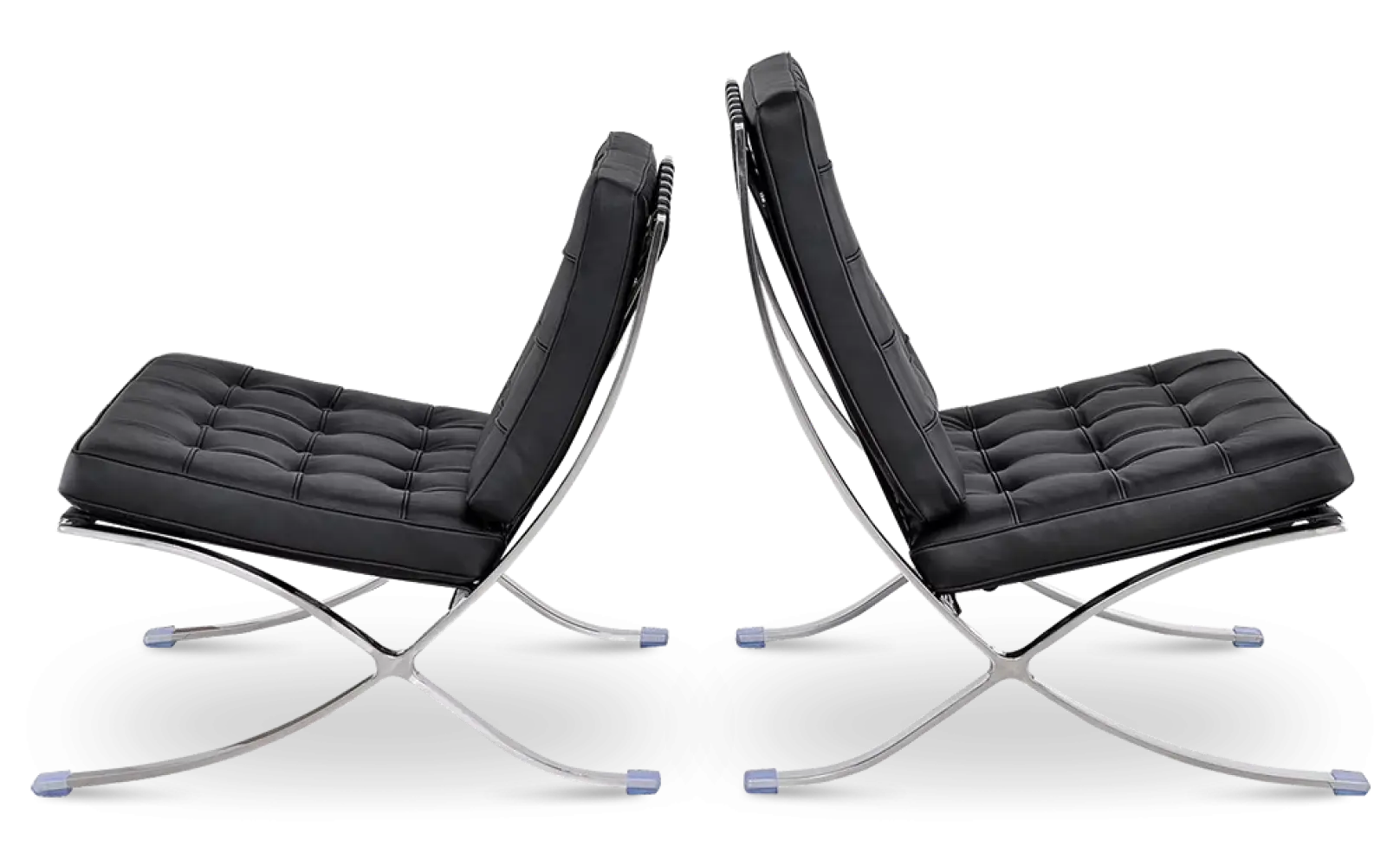 Barcelona Chair XL Zwart Leer