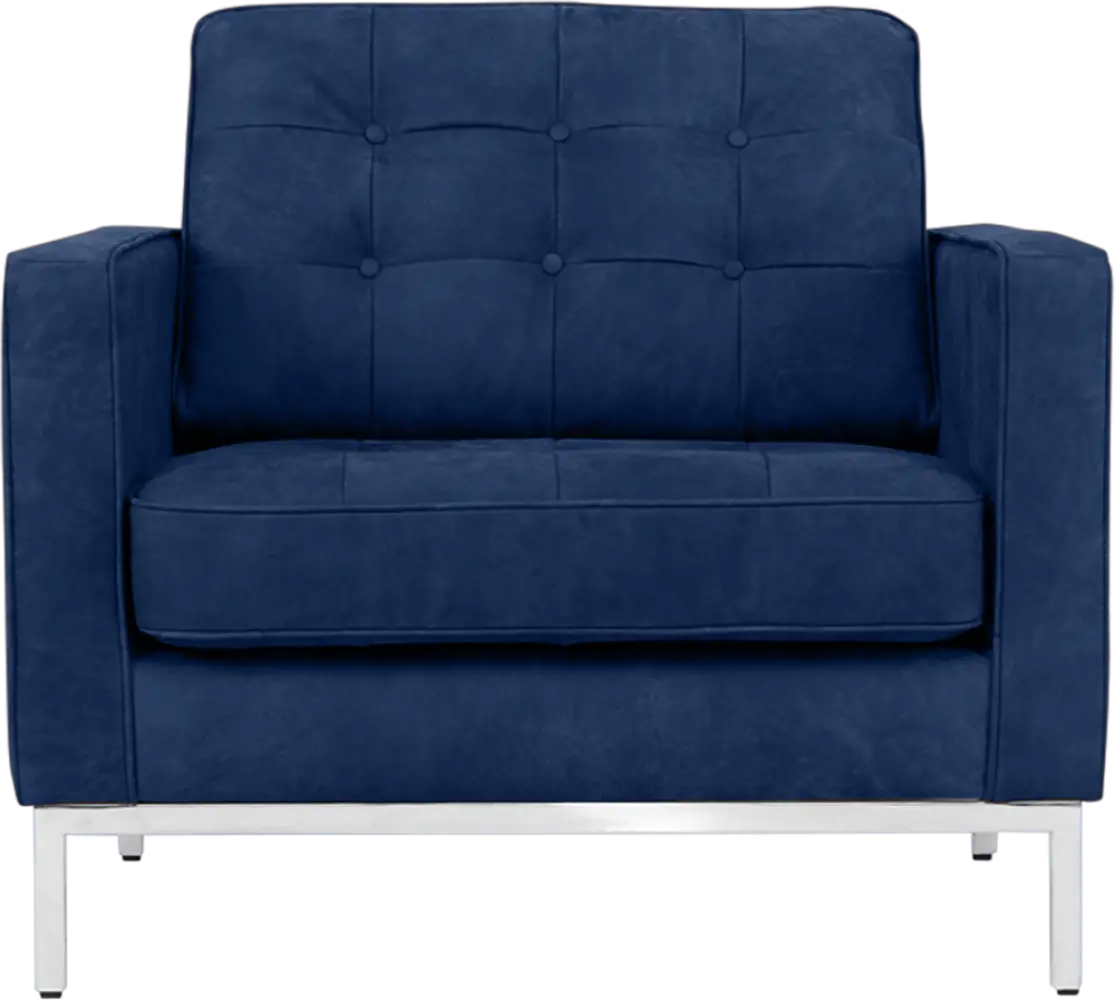 Italo Chair Kings Blue Velvet