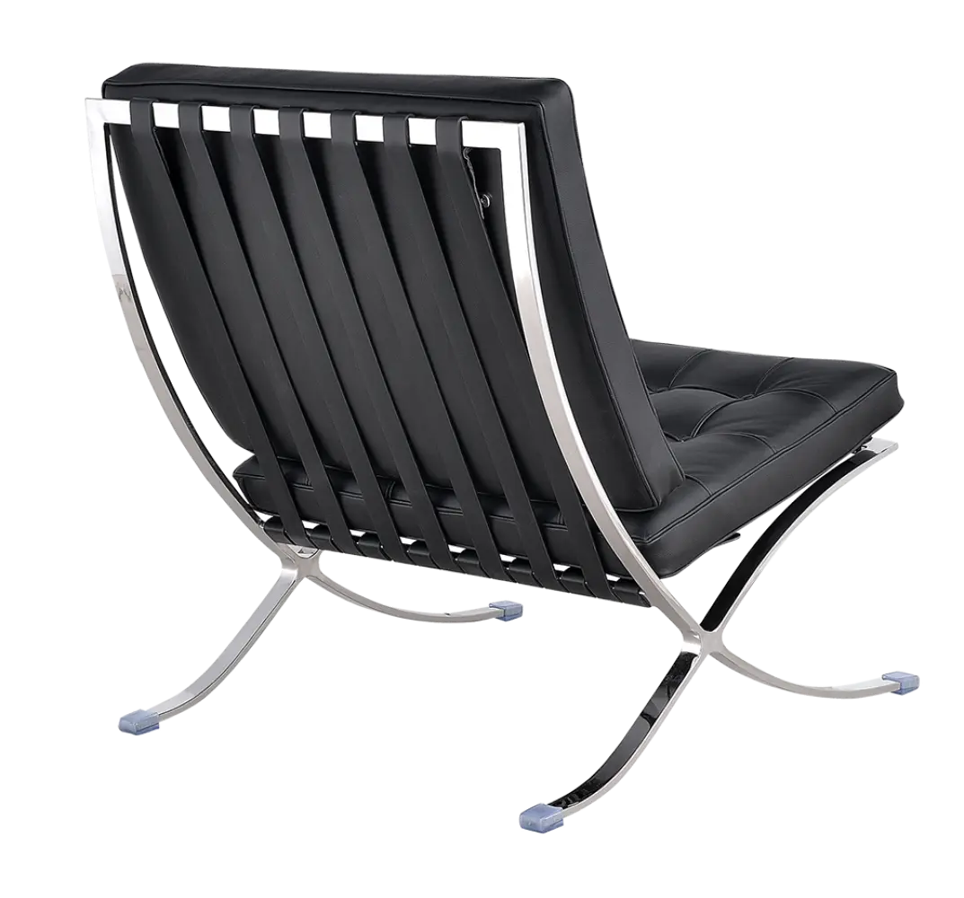 Barcelona Chair XL Zwart Leer